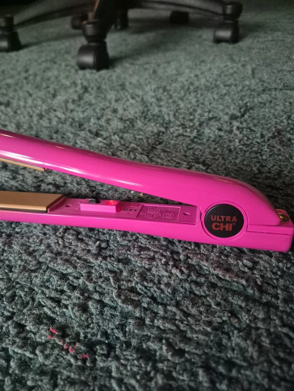 Ultra Chi Hot Pink Hair Flat Iron Straightener